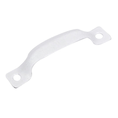 Harfington Uxcell Furniture Cabinet Dresser Arch Shape Pull Handles White 52mm Length 10PCS