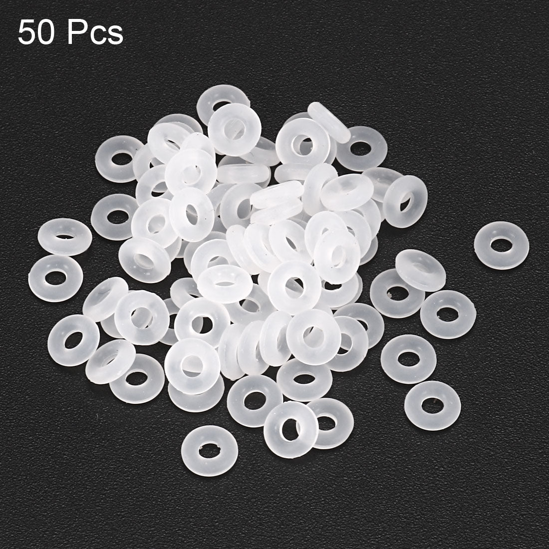 uxcell Uxcell 50Pcs White 9mm x 1.5mm Heat Resistance Oil Resistant NBR Nitrile Rubber O Ring Sealing Ring