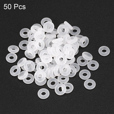 Harfington Uxcell 50Pcs White 9mm x 1.5mm Heat Resistance Oil Resistant NBR Nitrile Rubber O Ring Sealing Ring
