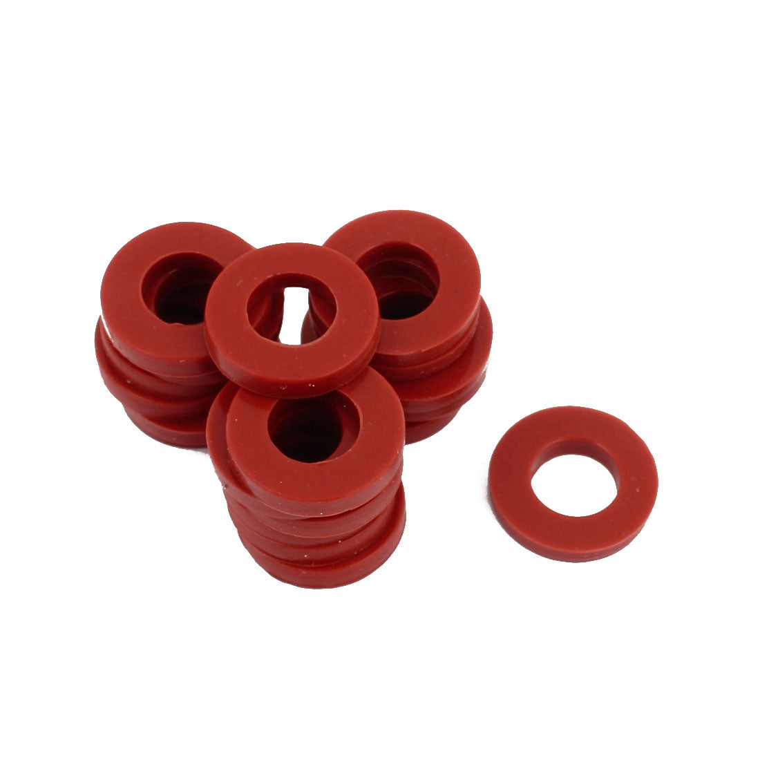 Harfington 20pcs 19mm x 10mm x 3mm O-Ring Hose Gasket Silicone for Heater