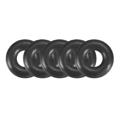 uxcell Uxcell 50pcs 4mmx1.2mm Nitrile Butadiene Rubber O Ring Oil Sealing Ring Gasket Black
