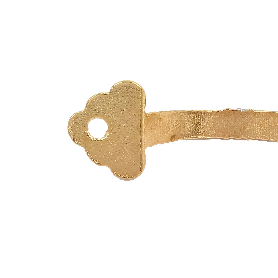 uxcell Uxcell Jewelry Box Case Arch Shape Pull Handle 39mm Hole Spacing Gold Tone 2pcs