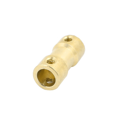 Harfington Brass Shaft Coupling Coupler Motor Transmission Motor Connector for RC Boat Model