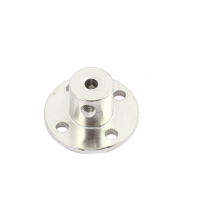 uxcell Rigid Flange Coupling Motor Guide Shaft Coupler Motor Connector for DIY Parts silver
