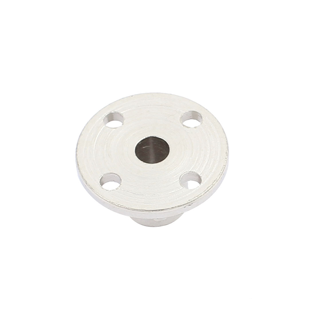 uxcell Rigid Flange Coupling Motor Guide Shaft Coupler Motor Connector for DIY Parts silver