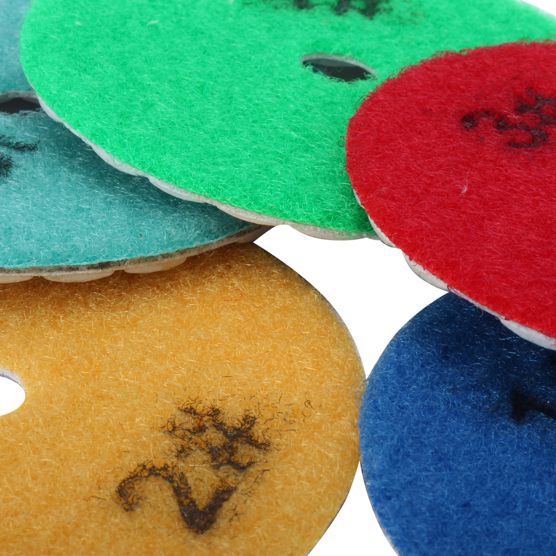 uxcell Uxcell 3-inch Diamond Dry Polishing Pad 5 in 1 for Sanding Marble Granite Stone