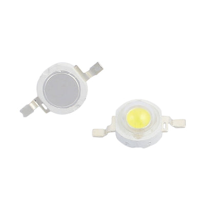 Harfington 15 Pcs DC 3-3.5V 5W High Power  White Surface Mounted Devices LED Lamp Bead 475-525LM 6000K