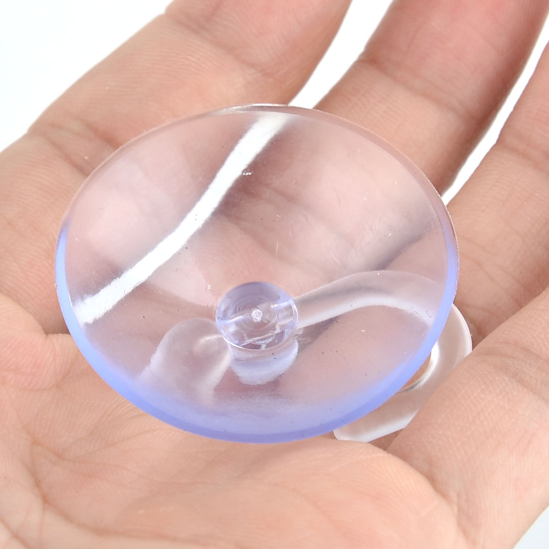 uxcell Uxcell Bathroom Rubber Coat Cloth Towels Caps Holder Wall Hanging Suction Cup Hook 50mm Dia 22pcs