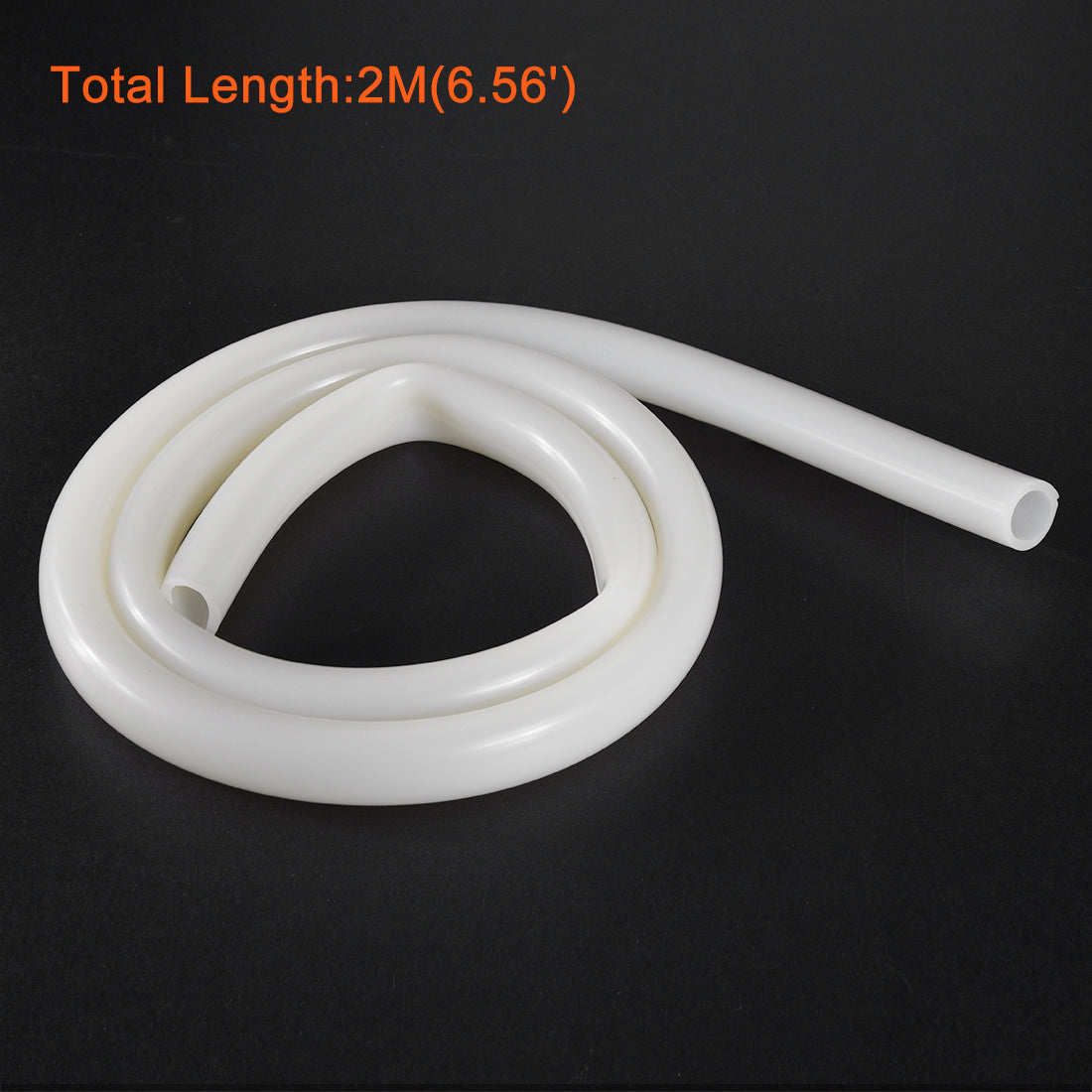 Harfington Silicone Tube 2 M Flexible Silicone Rubber Tubing Water Air Hose Pipe for Pump Transfer