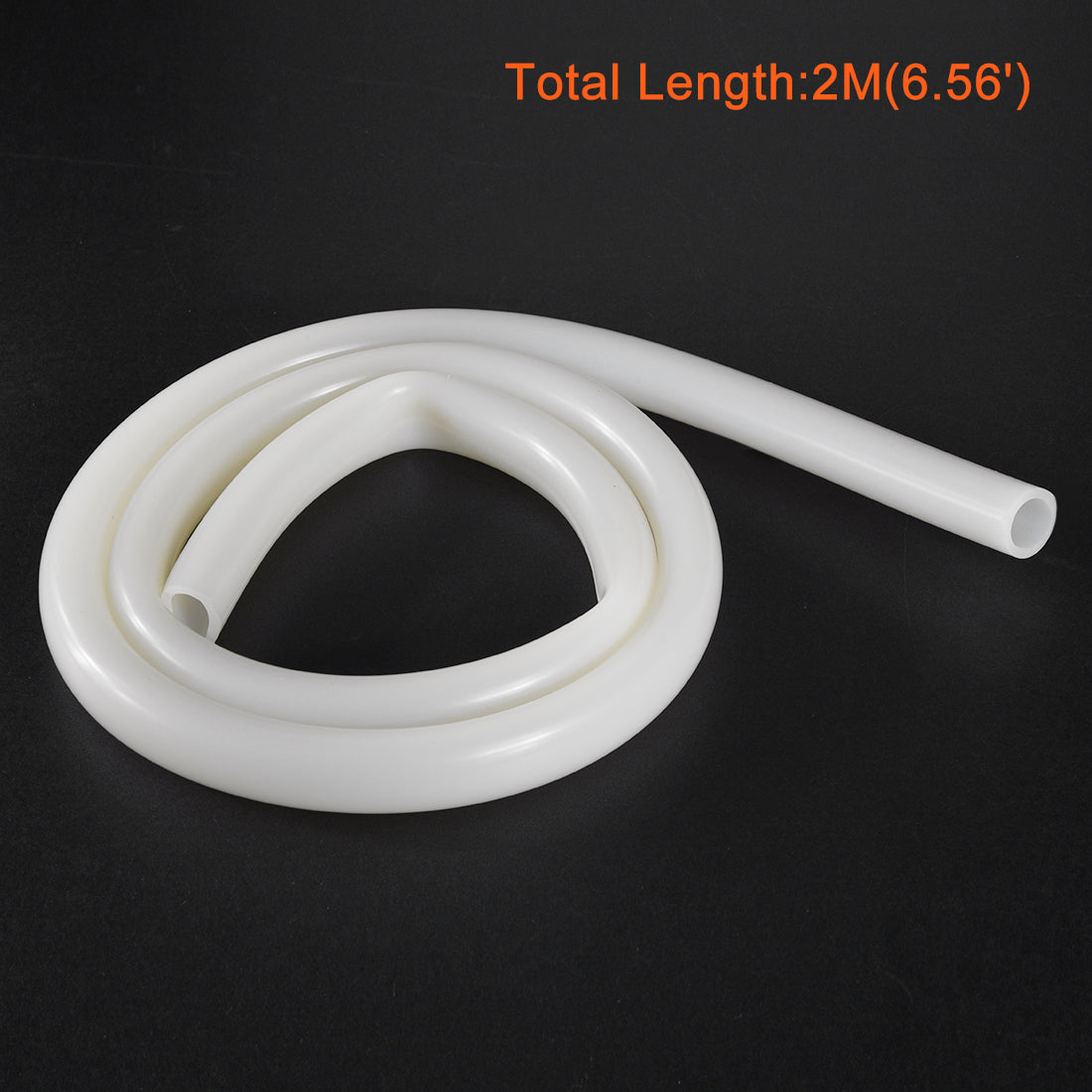 Harfington Silicone Tube 2 M Flexible Silicone Rubber Tubing Water Air Hose Pipe for Pump Transfer