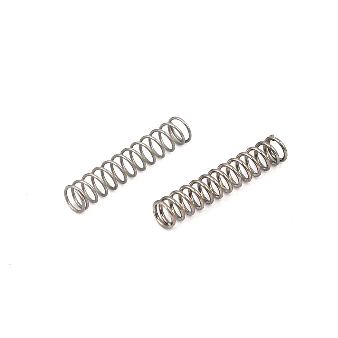 Harfington 0.3mmx3mmx15mm 304 Stainless Steel Compression Springs 10pcs