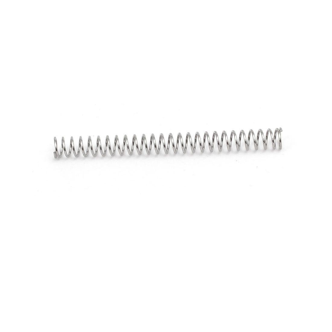 Harfington 0.3mmx3mmx30mm 304 Stainless Steel Compression Springs Silver Tone 10pcs