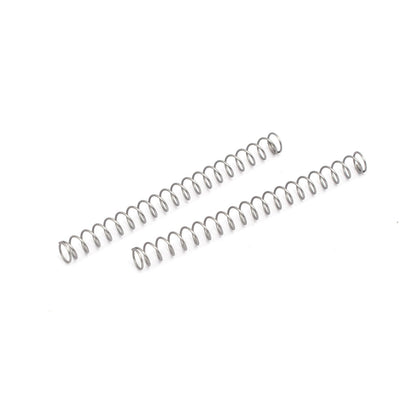 Harfington 0.3mmx3mmx35mm 304 Stainless Steel Compression Springs Silver Tone 10pcs