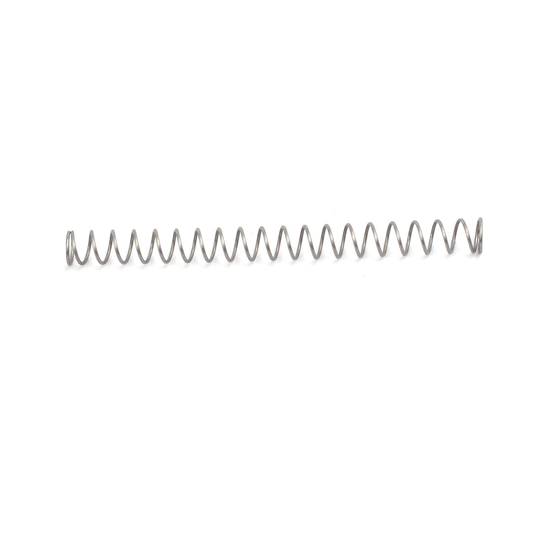 Harfington 0.3mmx3mmx35mm 304 Stainless Steel Compression Springs Silver Tone 10pcs