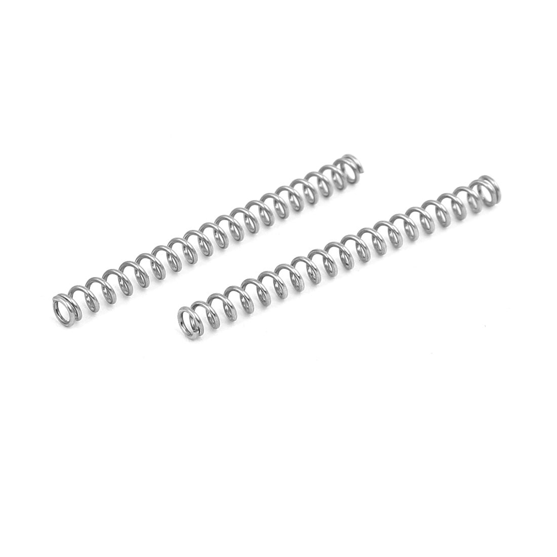 Harfington 0.5mmx3mmx35mm 304 Stainless Steel Compression Springs 10pcs