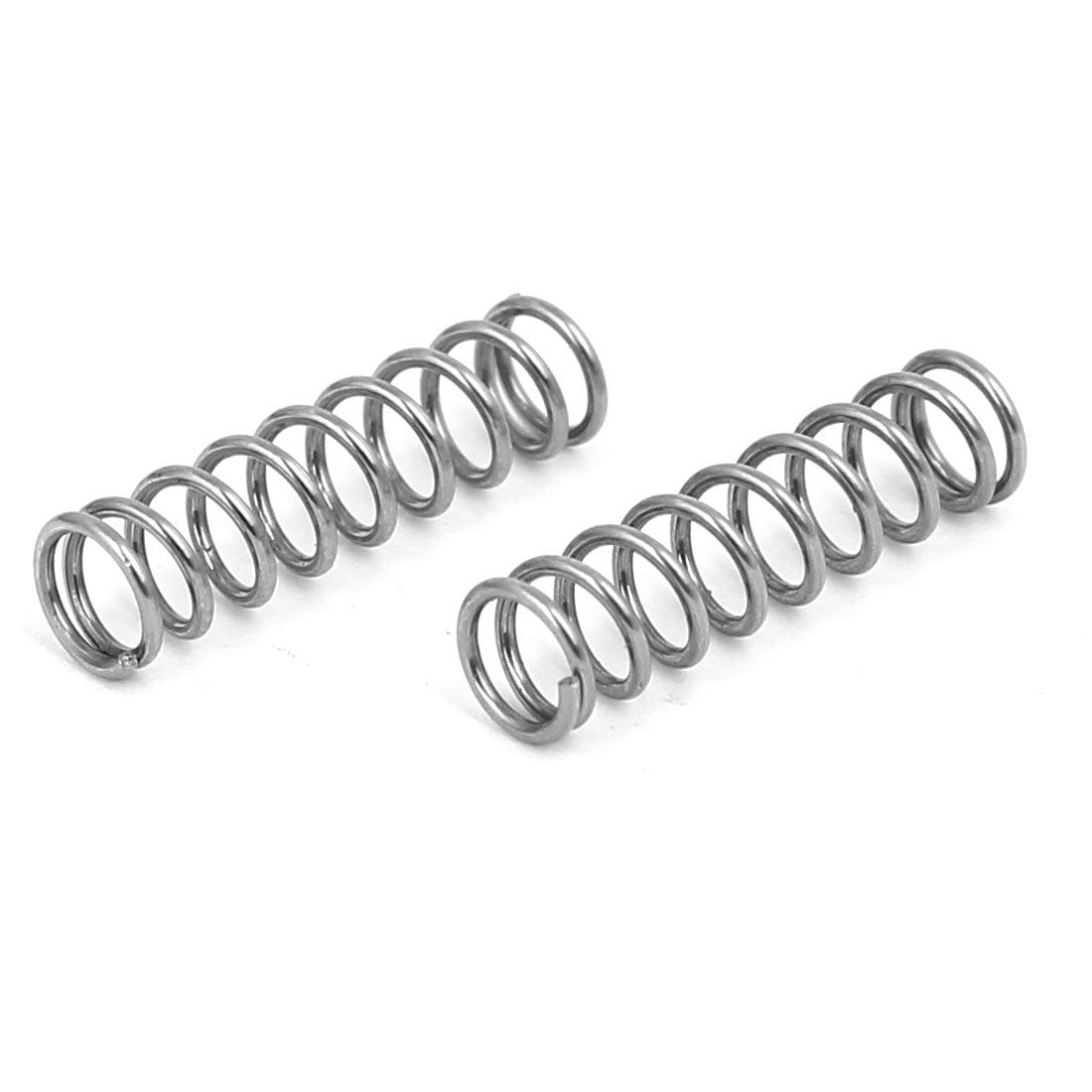Harfington 0.5mmx4mmx15mm 304 Stainless Steel Compression Springs 10pcs