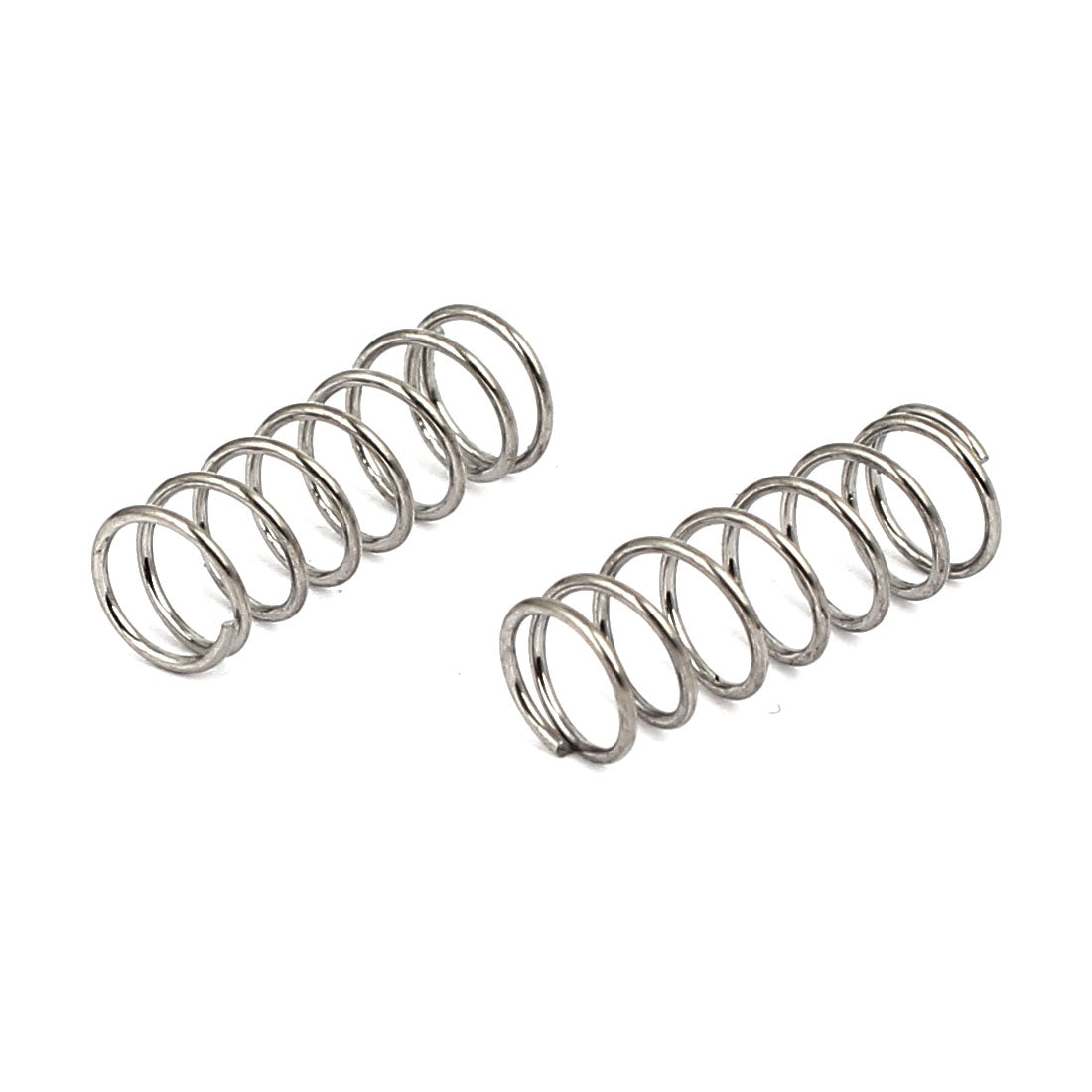 Harfington 0.5mmx5mmx15mm 304 Stainless Steel Compression Springs 10pcs