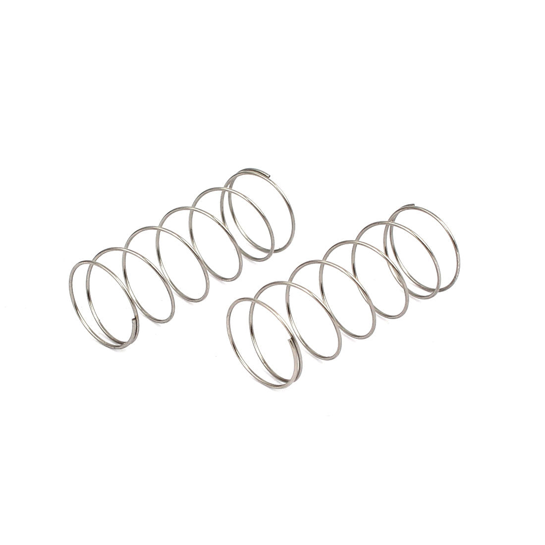 uxcell Uxcell 0.5mmx12mmx30mm 304 Stainless Steel Compression Springs 10pcs