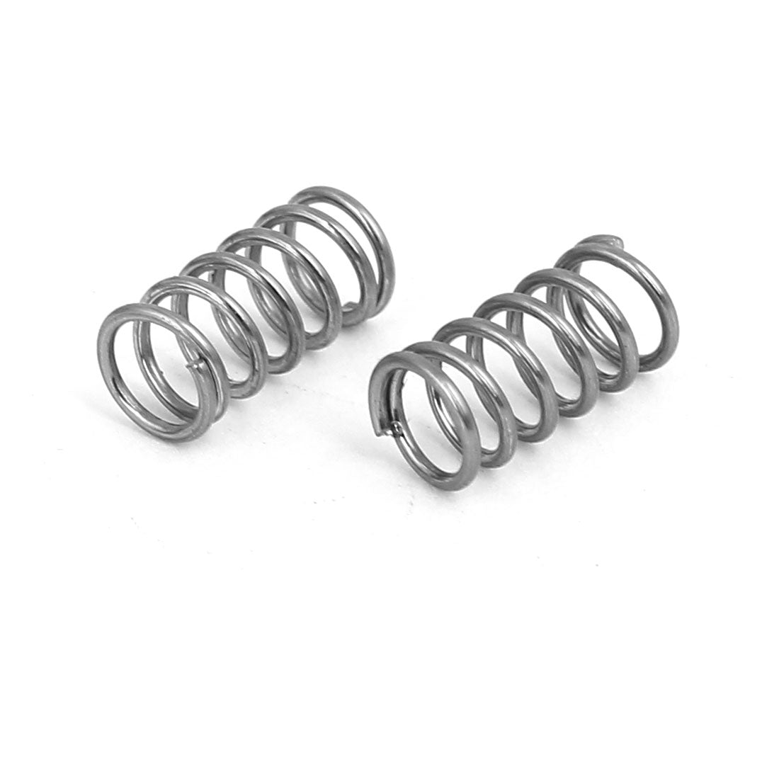 Harfington 0.6mmx5mmx10mm 304 Stainless Steel Compression Springs 10pcs