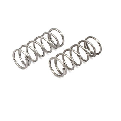 Harfington 0.6mmx6mmx15mm 304 Stainless Steel Compression Springs Silver Tone 10pcs