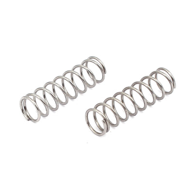 Harfington 0.6mmx6mmx20mm 304 Stainless Steel Compression Springs Silver Tone 10pcs