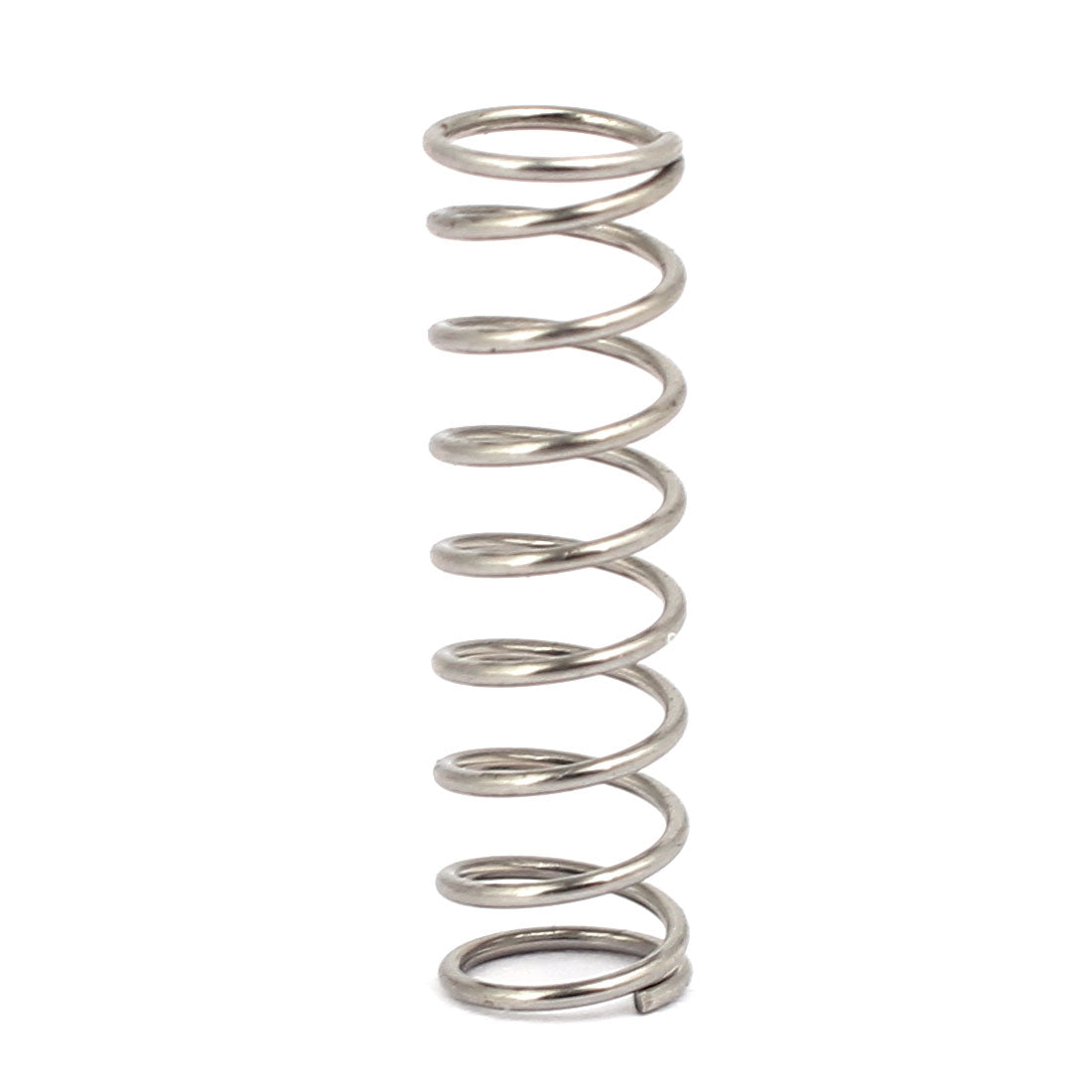 Harfington 0.6mmx6mmx20mm 304 Stainless Steel Compression Springs Silver Tone 10pcs