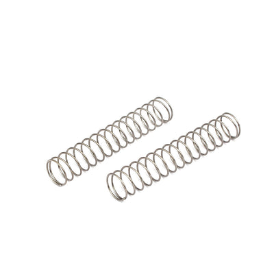 Harfington 0.6mmx10mmx50mm 304 Stainless Steel Compression Springs 10pcs