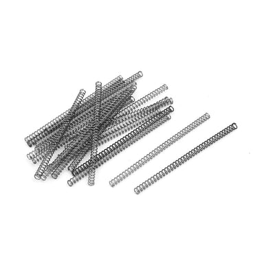 Harfington 0.3mmx2mmx40mm 304 Stainless Steel Compression Springs 20pcs