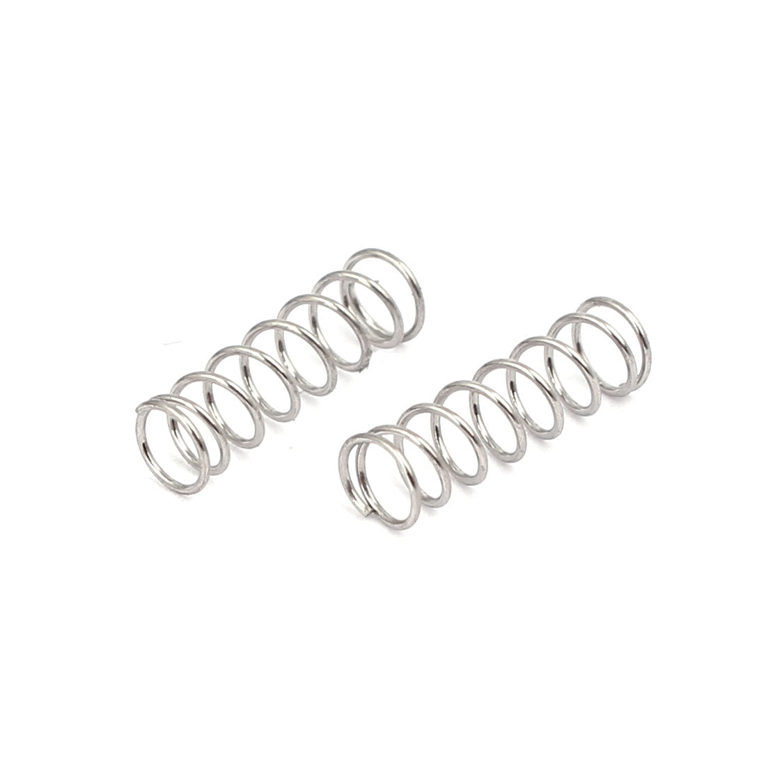Harfington 0.3mmx3mmx10mm 304 Stainless Steel Compression Springs Silver Tone 20pcs