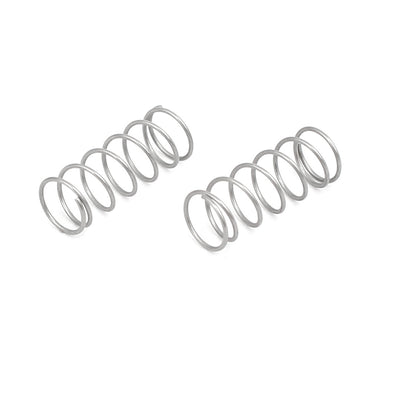 Harfington 0.3mmx4mmx10mm 304 Stainless Steel Compression Springs Silver Tone 20pcs