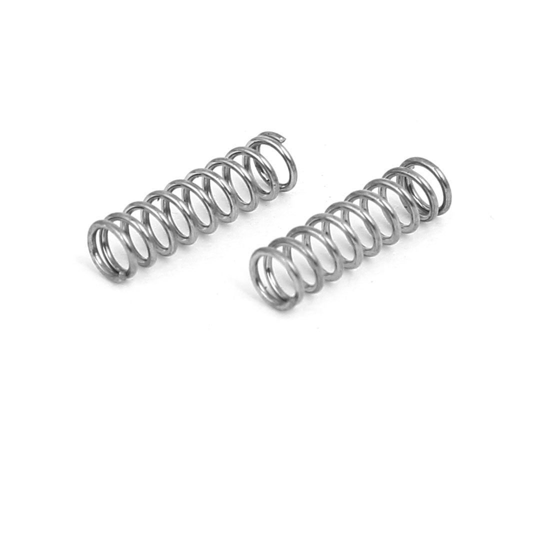 Harfington 0.4mmx3mmx10mm 304 Stainless Steel Compression Springs Silver Tone 20pcs