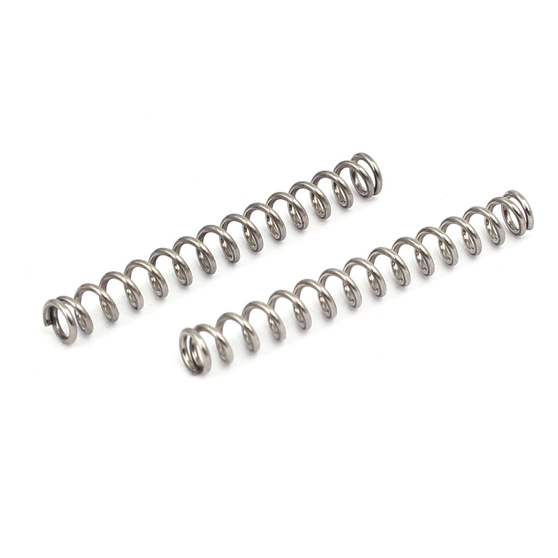 Harfington 0.5mmx3mmx25mm 304 Stainless Steel Compression Springs Silver Tone 20pcs