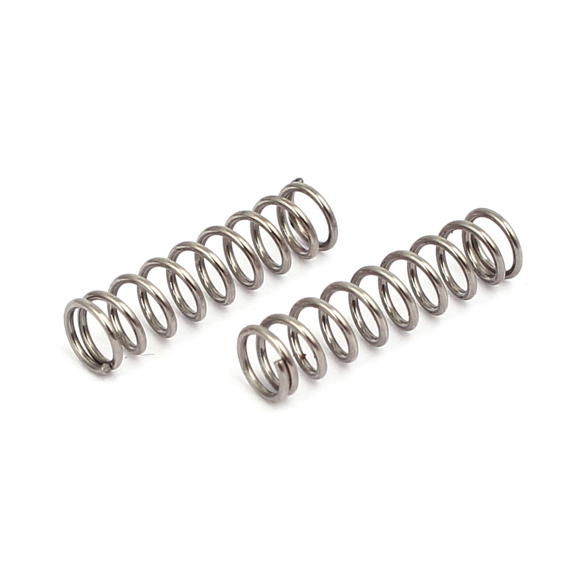 uxcell Uxcell 0.5mmx4mmx15mm 304 Stainless Steel Compression Springs Silver Tone 20pcs