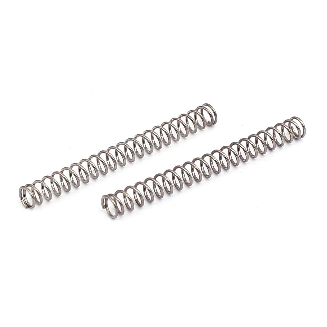 Harfington 0.5mmx4mmx40mm 304 Stainless Steel Compression Springs Silver Tone 20pcs