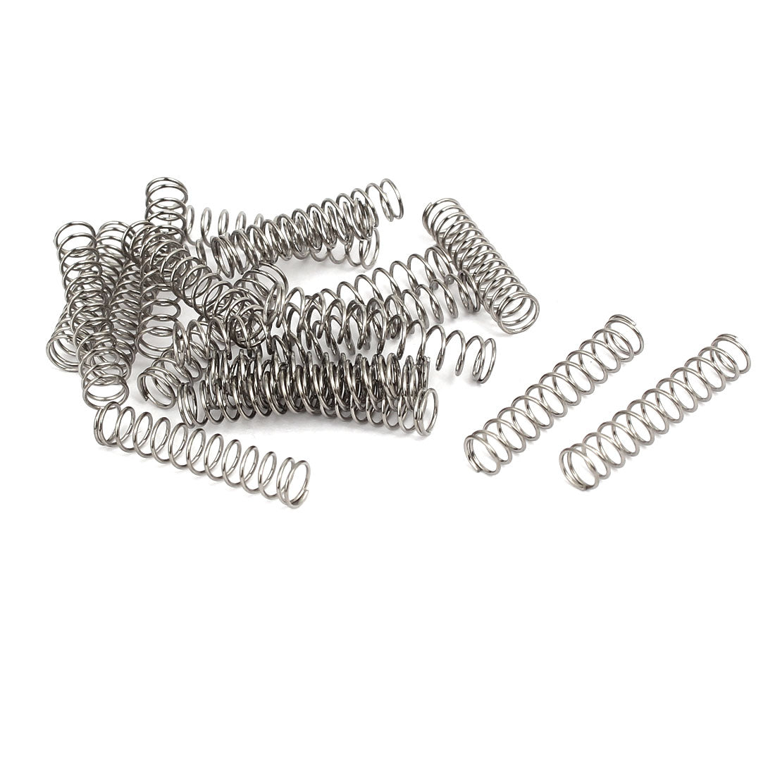 uxcell Uxcell 0.5mmx5mmx25mm 304 Stainless Steel Compression Springs 20pcs