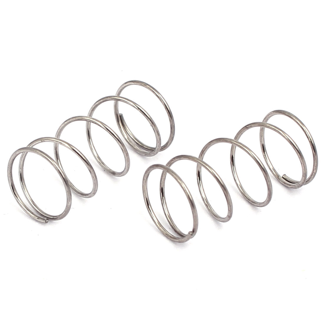 Harfington 0.5mmx8mmx15mm 304 Stainless Steel Compression Springs Silver Tone 20pcs