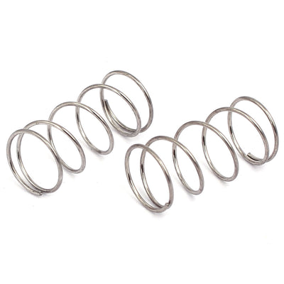 Harfington 0.5mmx8mmx15mm 304 Stainless Steel Compression Springs Silver Tone 20pcs