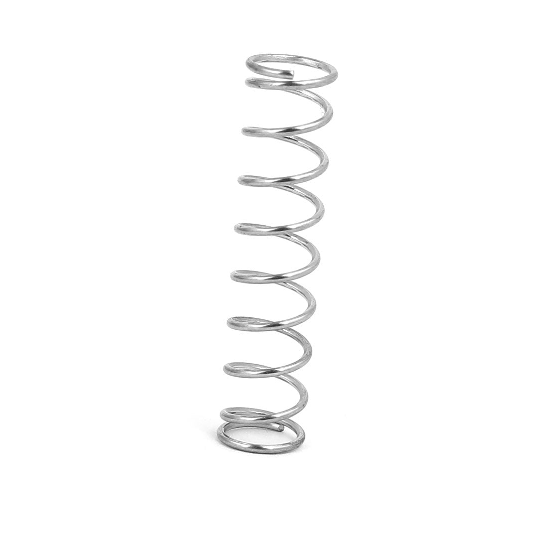 Harfington 0.7mmx7mmx30mm 304 Stainless Steel Compression Springs 10pcs