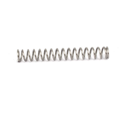 Harfington 0,8 mm x 6 mm x 45 mm 304 Edelstahl-Druckfedern, silberfarben, 10 Stück