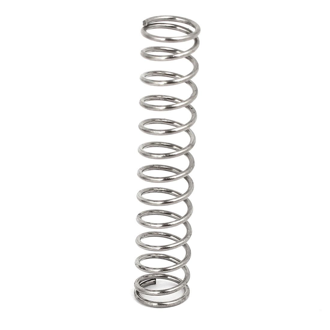 Harfington 0.8mmx8mmx40mm 304 Stainless Steel Compression Springs Silver Tone 10pcs