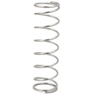 Harfington 0.8mmx12mmx40mm 304 Stainless Steel Compression Springs 10pcs