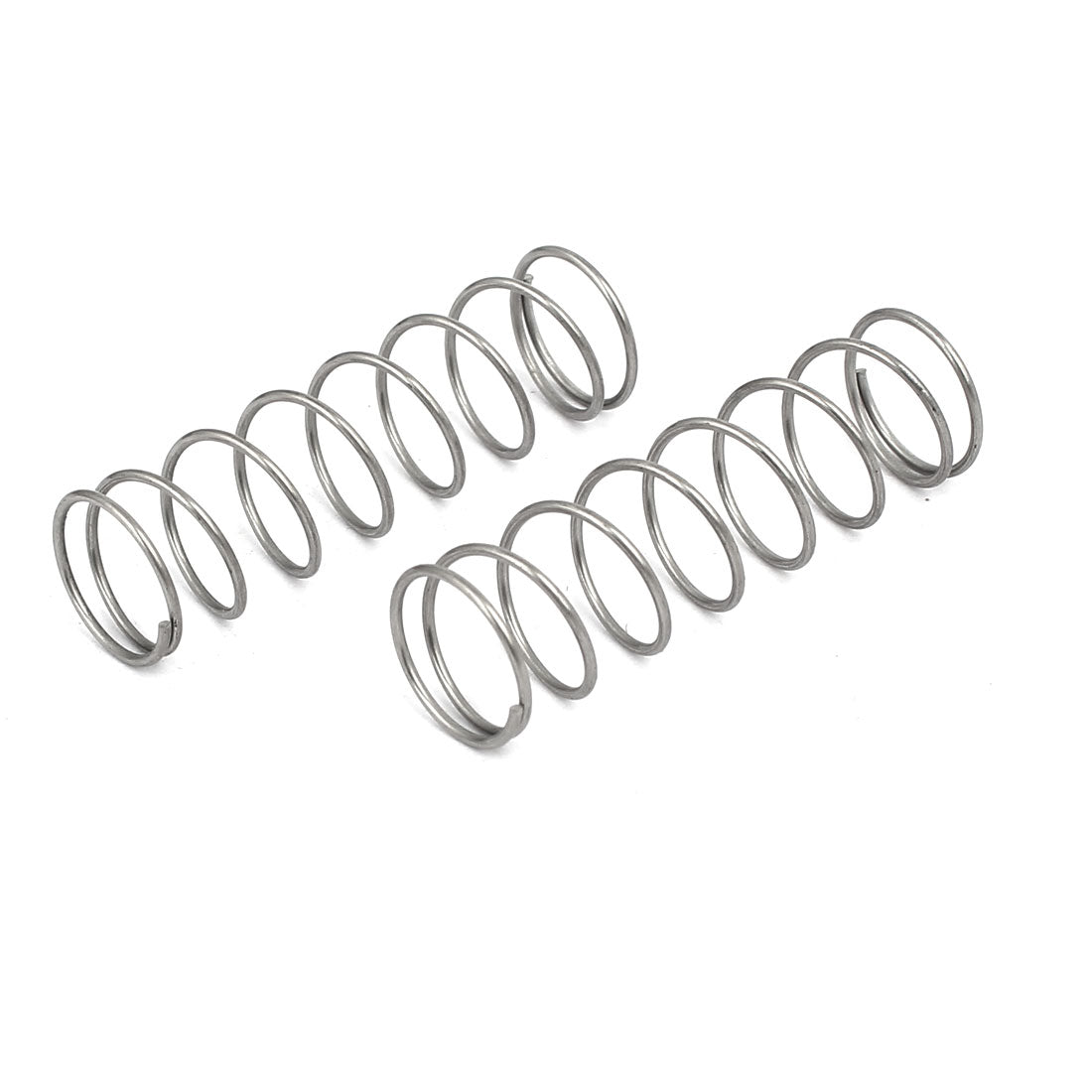 Harfington 0.8mmx12mmx40mm 304 Stainless Steel Compression Springs 10pcs