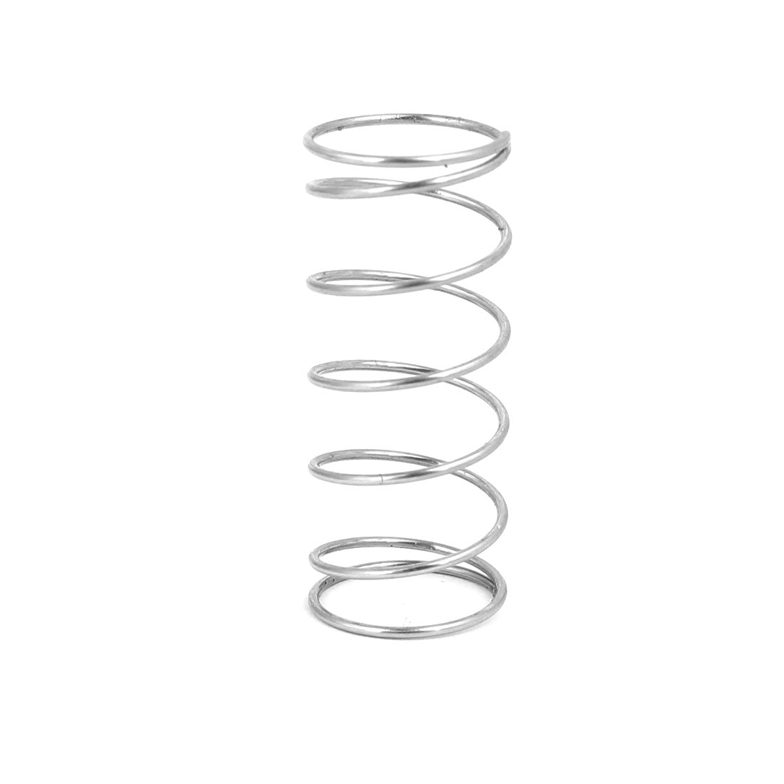 Harfington 0.8mmx14mmx35mm 304 Stainless Steel Compression Springs Silver Tone 10pcs