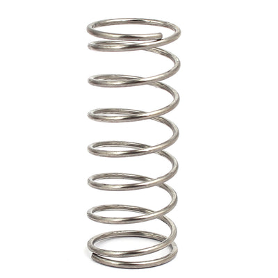 Harfington 1mmx14mmx35mm 304 Stainless Steel Compression Springs Silver Tone 10pcs