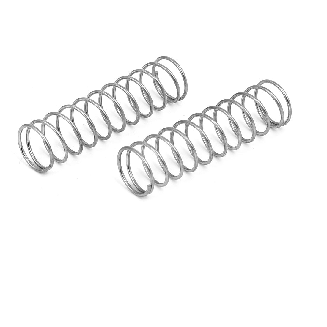 Harfington 1mmx14mmx50mm 304 Stainless Steel Compression Springs Silver Tone 10pcs