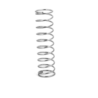 Harfington 1mmx14mmx50mm 304 Stainless Steel Compression Springs Silver Tone 10pcs