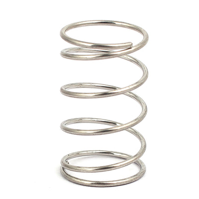 Harfington 1mmx15mmx25mm 304 Stainless Steel Compression Springs Silver Tone 10pcs