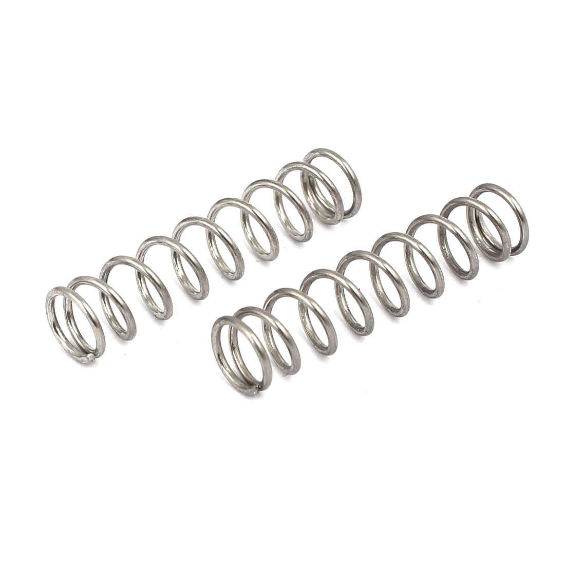 Harfington 0.8mmx7mmx30mm 304 Stainless Steel Compression Springs 20pcs