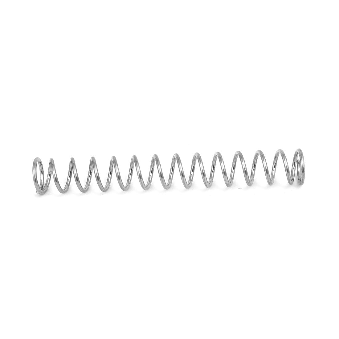 Harfington 0.8mmx7mmx50mm 304 Stainless Steel Compression Springs Silver Tone 20pcs