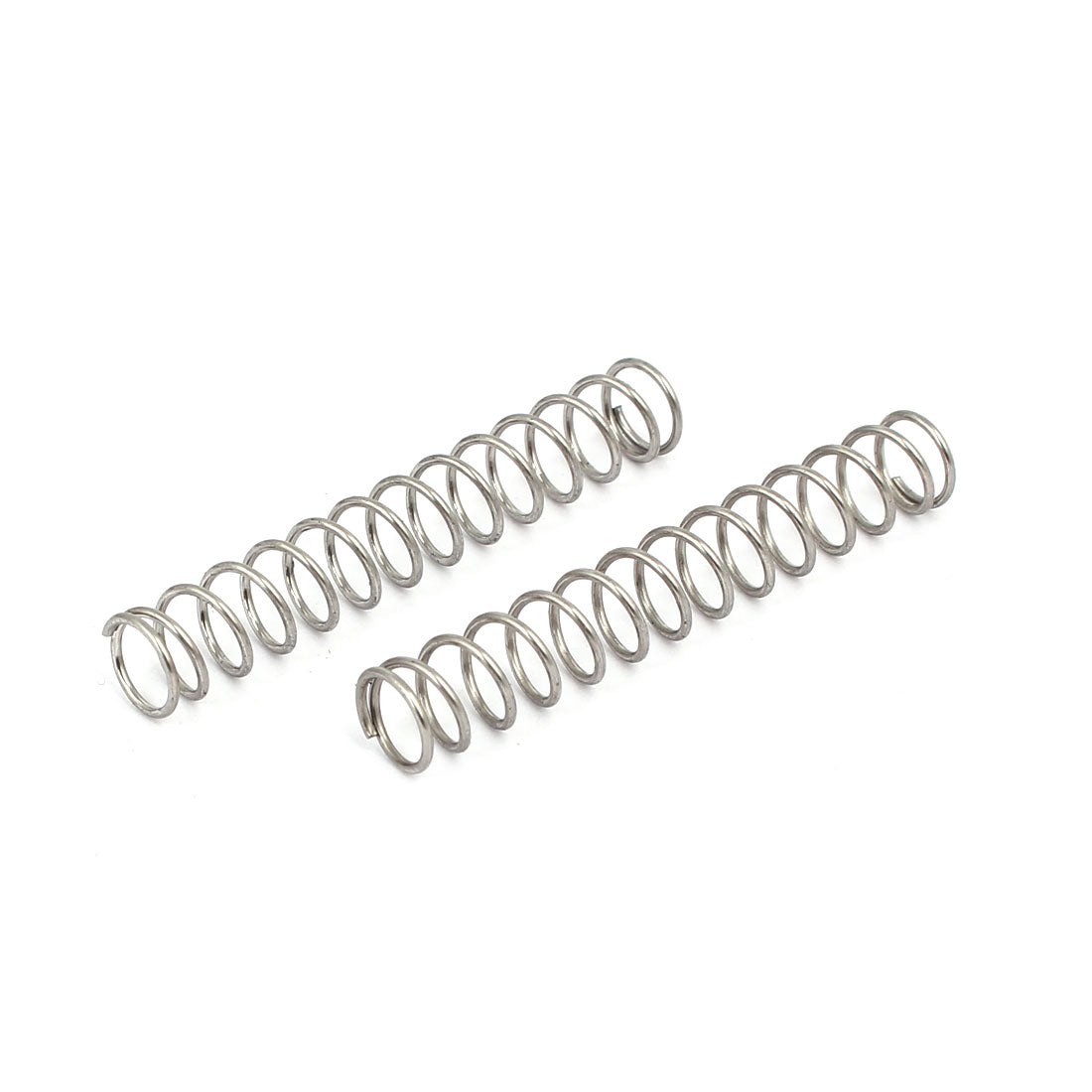 uxcell Uxcell 0.8mmx8mmx50mm 304 Stainless Steel Compression Springs Silver Tone 20pcs